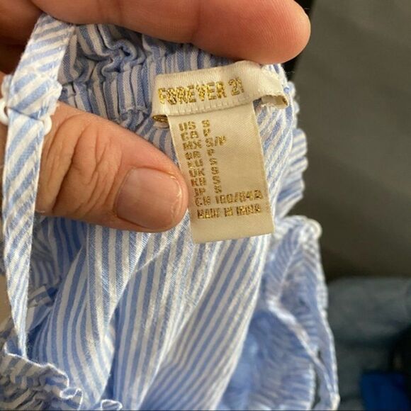 Forever 21 Embroidered Off the shoulder Shirt - Picture 7 of 8